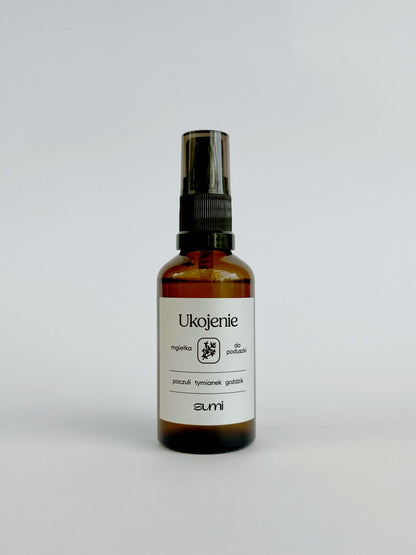 Naturalna mgiełka do poduszki SUMI Ukojenie 50 ml z paczulą, tymiankiem i goździkiem
