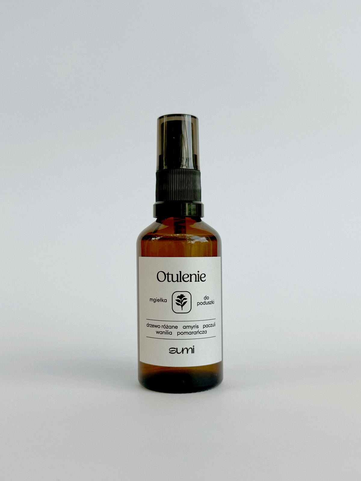 Naturalna mgiełka do poduszki SUMI Otulenie 50 ml z drzewem różanym, wanilią i pomarańczą